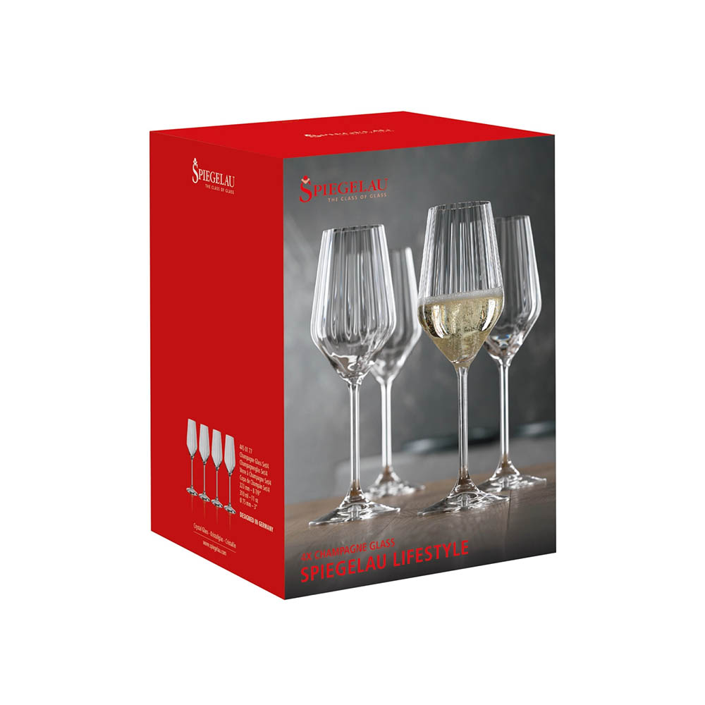 Spiegelau Lifestyle Champagneglazen in cadeauverpakking