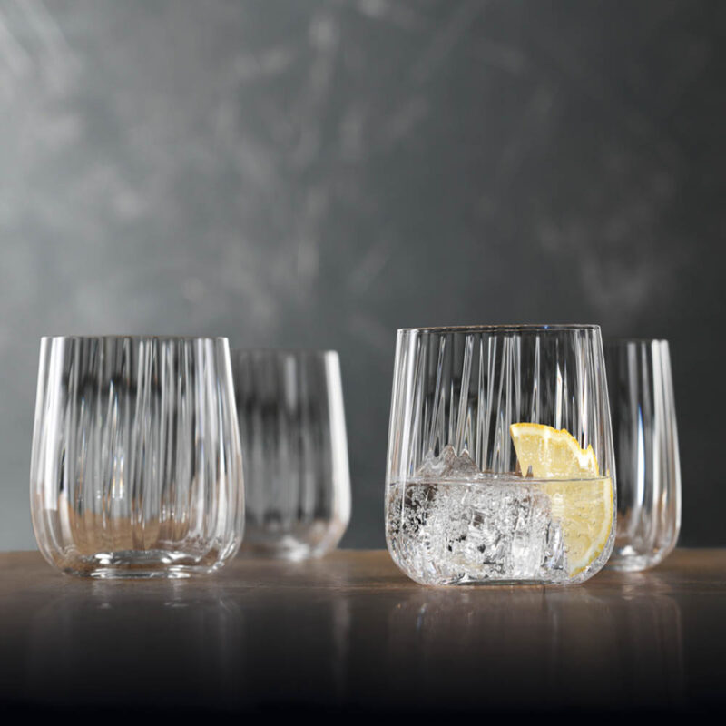 Spiegelau Lifestyle Drinkglazen Tumblers van geribbeld glas